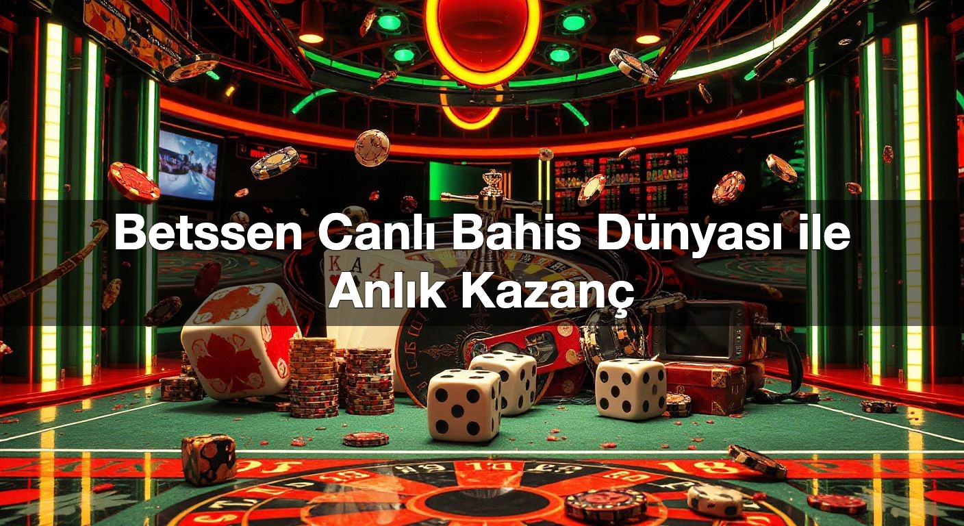 Betssen Canlı Bahis Dünyası ile Anlık Kazanç